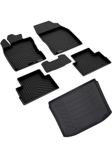 Nissan Qashqai Ferrous Ferrous 4d Paspas ve 3D Bagaj Havuzu 2007 2014