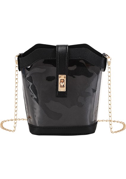 Şeffaf Basit Moda Crossbody Çanta Omuz Çantası (Yurt Dışından)