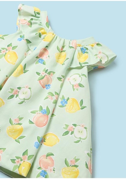 Yenidoğan Kız Fırfır Yakalı Elbise modelleri