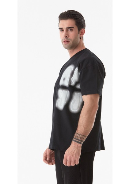 Baskılı Oversize T-Shirt