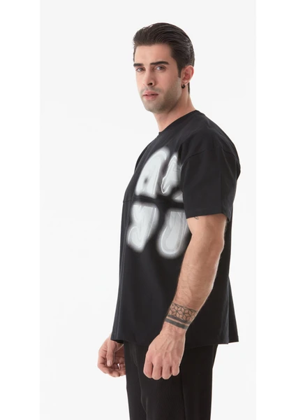 Baskılı Oversize T-Shirt