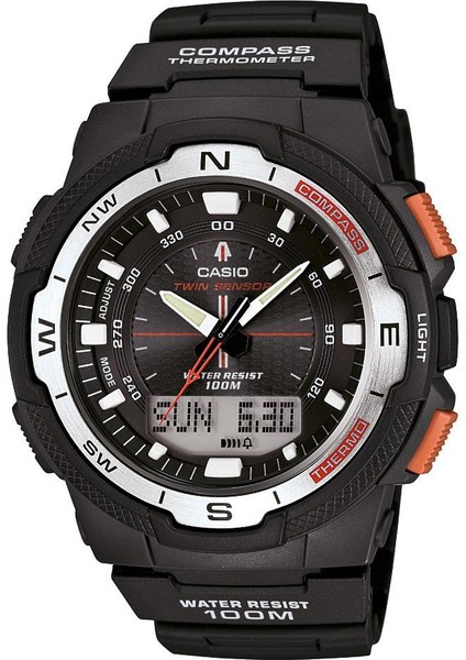 SGW-500 Siyah Orijinal Silikon Saat Kordonu modelleri