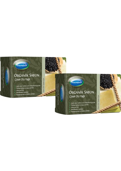Çörek Otu Organik Sabun 125 gr 2'li