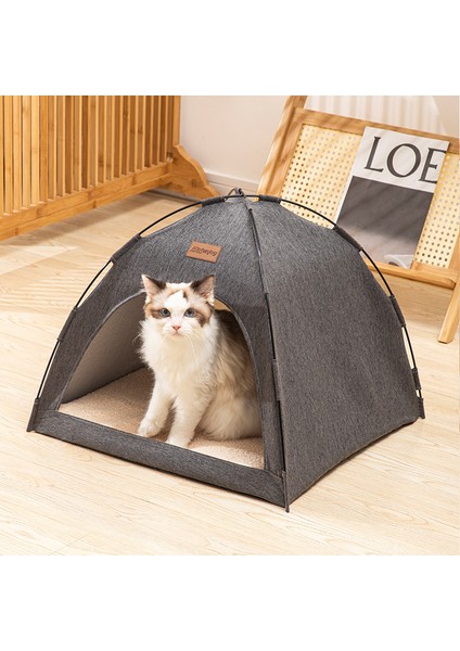 Kedi Kumu Kedi Sıcak Çadır 42*42*35CM (Yurt Dışından)