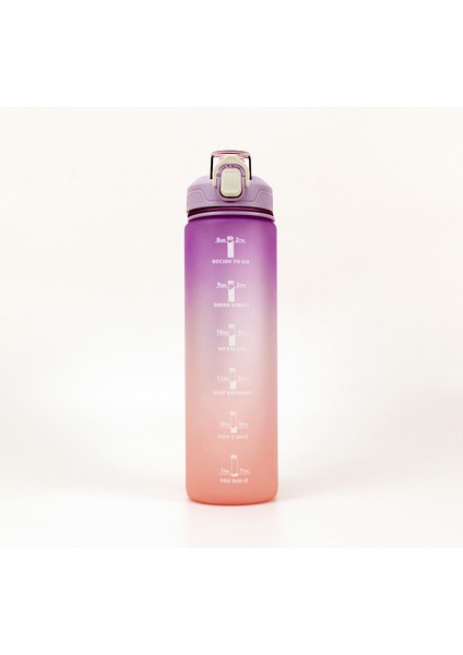 Spor Şişesi Büyük Kapasiteli Gradyan Su Bardağı 1000ML (Yurt Dışından)