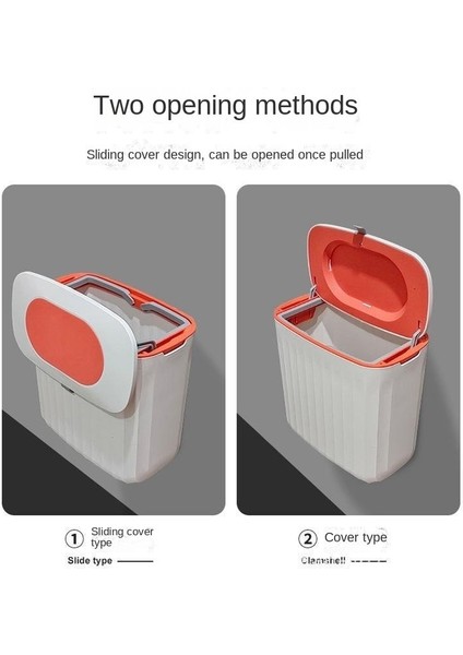 Çivisiz Kurulum Ev Banyo Asılı Çöp Tenekesi (Yurt Dışından)