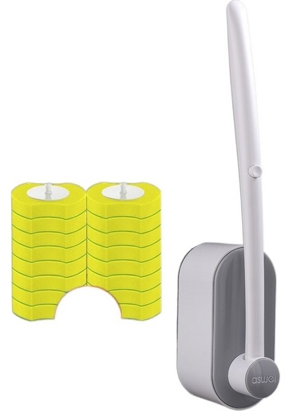 Banyo Ölü Açı Yok Uzun Saplı Ev Tipi Tuvalet Temizleme Tek Kullanımlık Fırça (Yurt Dışından)