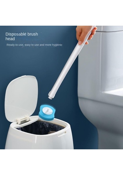 Banyo Ölü Açı Yok Uzun Saplı Ev Tipi Tuvalet Temizleme Tek Kullanımlık Fırça (Yurt Dışından) fırsatları
