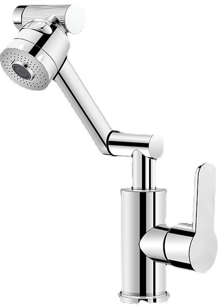 Banyo Lavabosu 304 Paslanmaz Çelik Sıcak ve Soğuk Su Musluğu (Yurt Dışından)