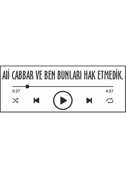Ali Cabbar ve Ben Bunları Haketmedik Özel Tasarım Kaşe fiyatları