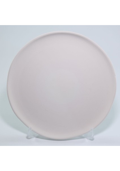 (Ham Ürün) 2 Li 21 cm Yamuk Tabak Seramik Bisküvi (Ham Ürün)