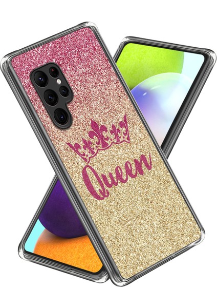 Samsung Galaxy S24 Ultra Yumuşak Tpu Telefon Geri Kapak Desen Baskı (Yurt Dışından)