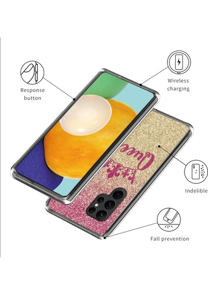 Samsung Galaxy S24 Ultra Yumuşak Tpu Telefon Geri Kapak Desen Baskı (Yurt Dışından) modelleri