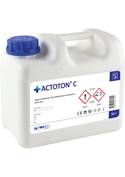 Actoton® C 5 L Yıkayıcı Dezenfektörler Için Nötralizasyon Solüsyonu