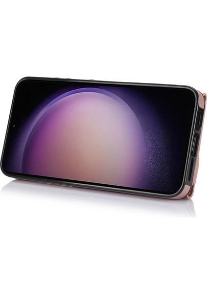 Samsung Galaxy S24+ Rfıd Engelleme Kart Torbası Kickstand Pu+ Tpu Telefon Kapağı (Yurt Dışından) fiyatları