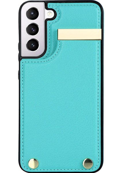 Samsung Galaxy S22+ 5g Donanım Dekoru Tpu+ Pu Deri Kart Tutucu Kapak (Yurt Dışından)