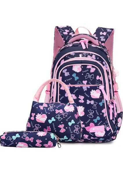 Büyük Kapasiteli, Su Tutmaz Hafif Sırt Çantası Üç Parçalı Set (Yurt Dışından)