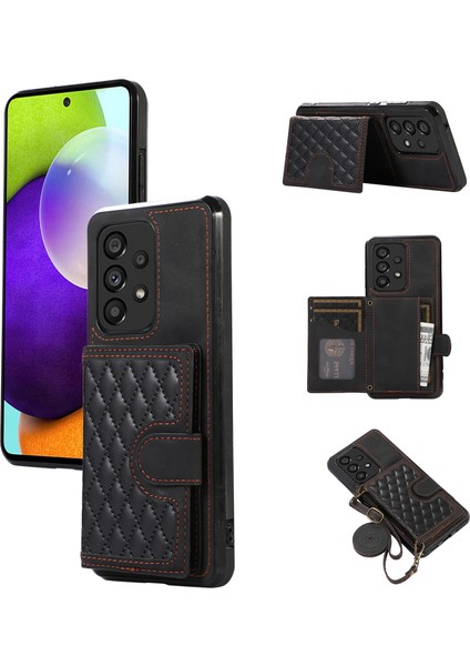 Samsung Galaxy A13 4g/5g Kart Tutucu Tpu+Pu Deri Telefon Kabuğu (Yurt Dışından)