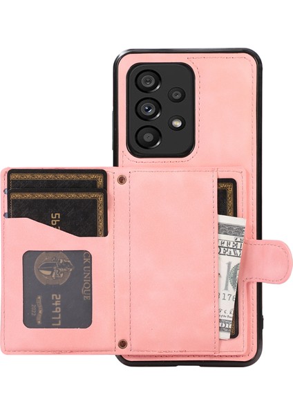 Samsung Galaxy A13 4g/5g Kart Tutucu Tpu+Pu Deri Telefon Kabuğu (Yurt Dışından)