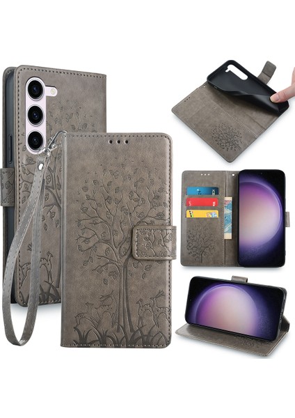 Samsung Galaxy S23 Telefon Kılıfı 3 Kart Yuvaları Dalgadan Karşı Anti (Yurt Dışından)