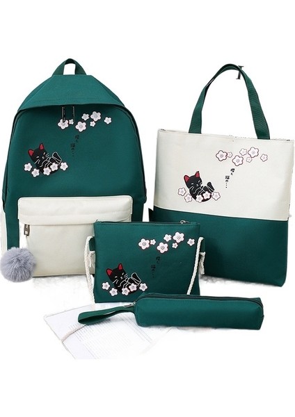 Büyük Kapasiteli Sırt Çantası Dört Parçalı Set (Yurt Dışından)