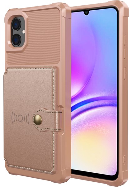 Samsung Galaxy A05 4g Kart Tutucu Kickstand Pu+Tpu Arka Kapak (Yurt Dışından) fiyatları