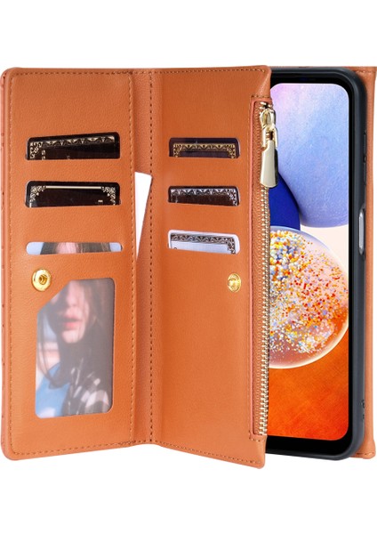 Samsung Galaxy A05S 4g Fermuarlı Cep Flip Deri Telefon Kapağı (Yurt Dışından) fiyatları