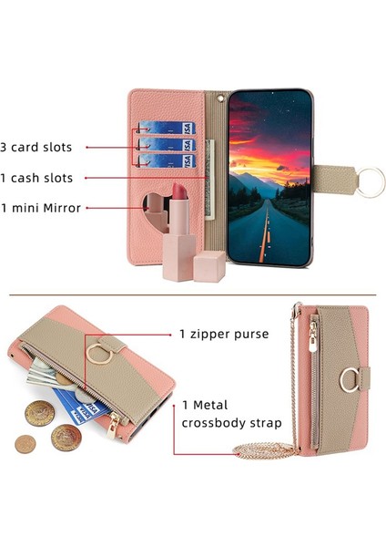 Samsung Galaxy A13 5g Deri Kılıf Cüzdan Stand Telefon Kapağı Kayış (Yurt Dışından)