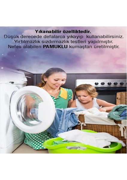 Yıkanabilir Bebek ve Çocuk Için Bez Üstü Slip Hasta Mesane Emici Külot