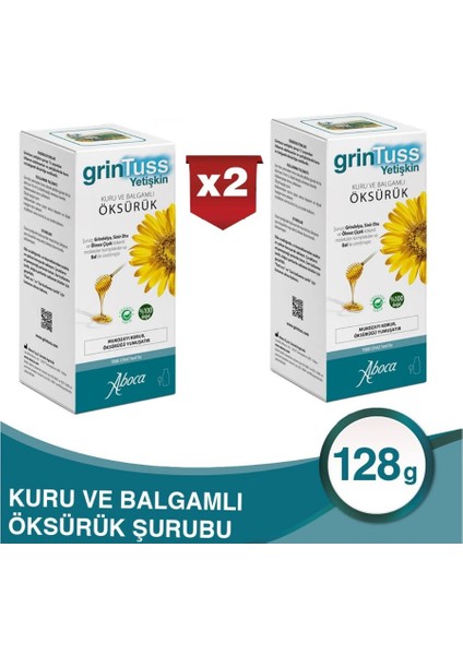 Yetişkin Şurup 128 gr 2 Adet