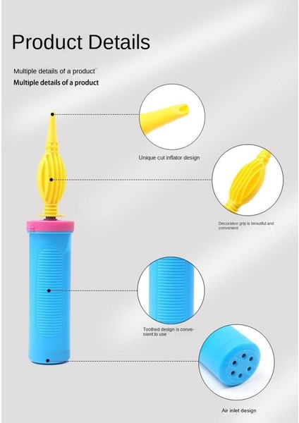Plastik Taşınabilir Balon El Pompası (Yurt Dışından) modelleri