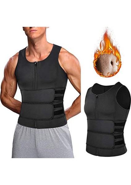 Erkek Çift Kemerli Atlet Spor Vücut Şekillendirici Giysi (Yurt Dışından) fiyatları