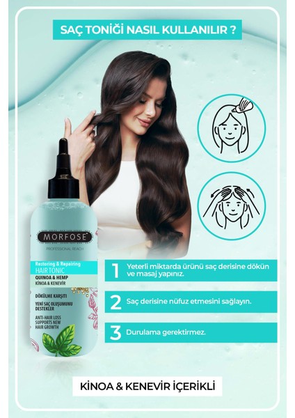 KinoaKenevir Içeren Saç Toniği 300 ml modelleri