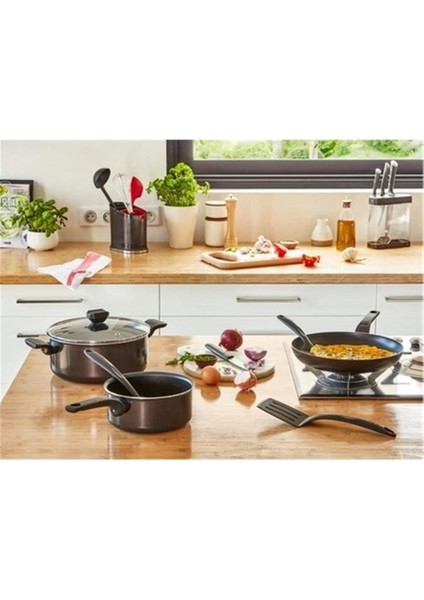 B55546 Titanyum 1X Extra Cook & Clean Derin Tencere 24 cm - 2100118952