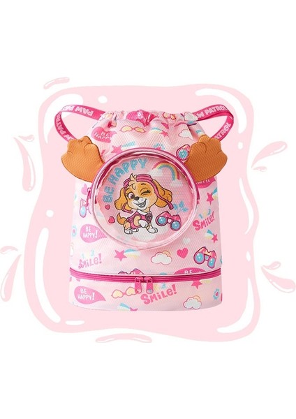 Puppy Wang Wang Team Çocuk Kuru ve Islak Ayırma Sırt Çantası Yüzme Ekipmanı (Yurt Dışından)