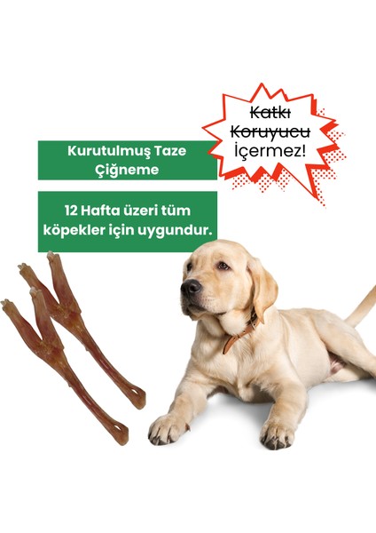 2 Adet Köpek Ödülü %100 Doğal Köpek Çiğneme Çubuğu Köpek Ağız Sağlığı