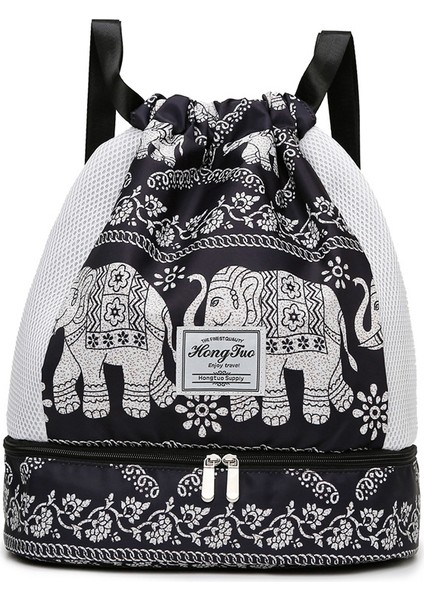 Bağımsız Ayakkabı Bölmesi Islak ve Kuru Su Geçirmez Sırt Çantası (Yurt Dışından)