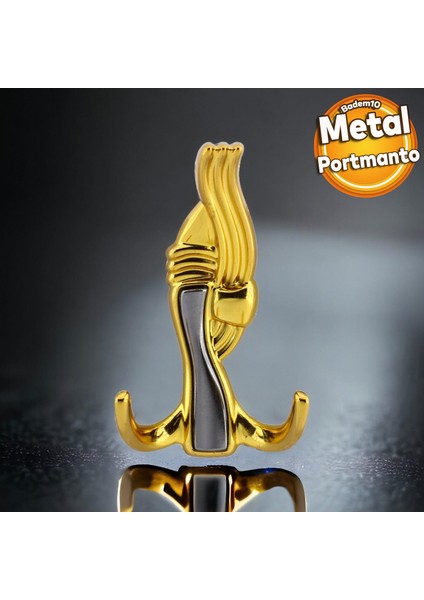 Efsane Askı Portmanto Metal Vestiyer Duvar Dolap Elbise Askısı Gold Mobilya Kapı Askılığı Aparatı