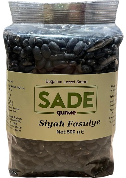 Siyah Fasulye 500 gr. 3 lü Paket