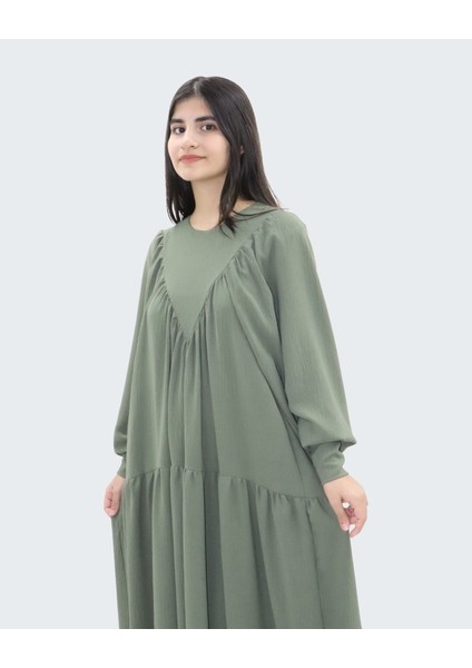 Uzun Robalı Elbise