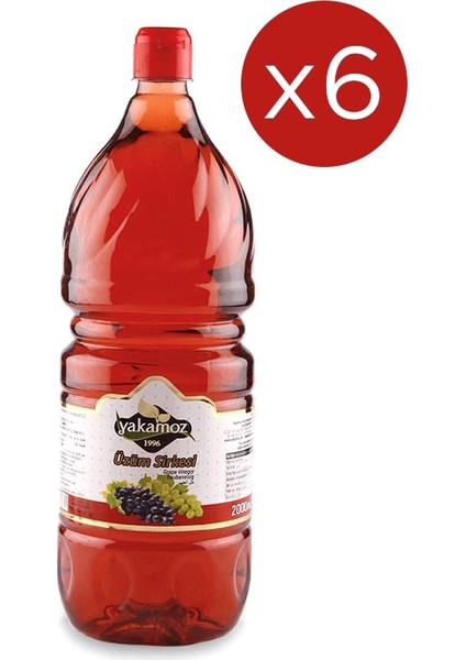 2000 ml Üzüm Sirkesi x 6 Adet