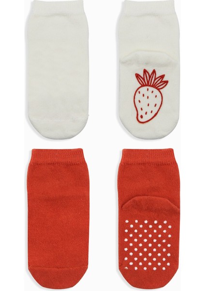 2'li Kaymaz Taban Bebek Çorabı 2002