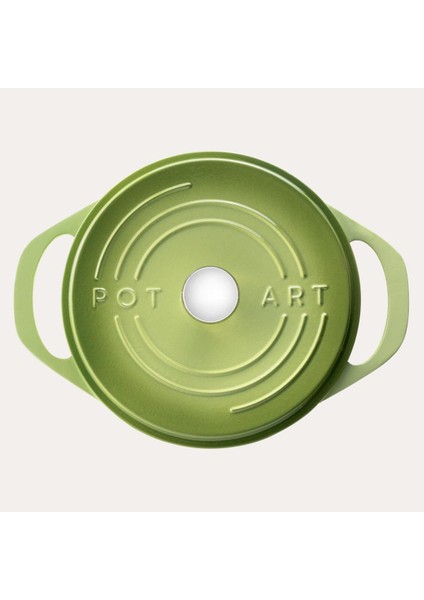 Pot Art Mint Derin Döküm Tencere 24 cm