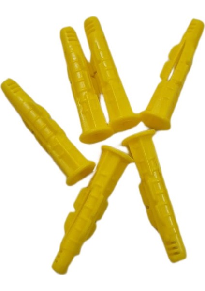 8 mm 500 Adet Sarı Roket Dübel | Duvar, Alçıpan, Betonda Güçlü Montaj modelleri