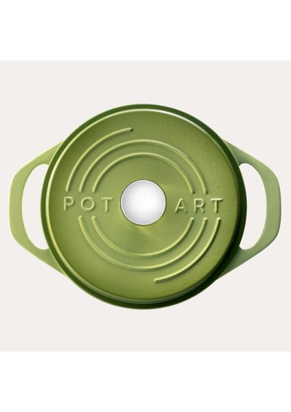 Pot Art Mint Derin Döküm Tencere 28 cm