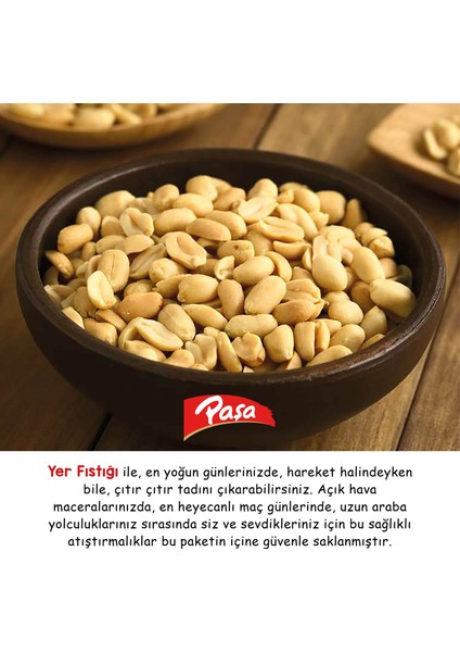 Paşa Kuruyemiş İşlenmiş Yer Fıstığı 30 gr x 24 Adet