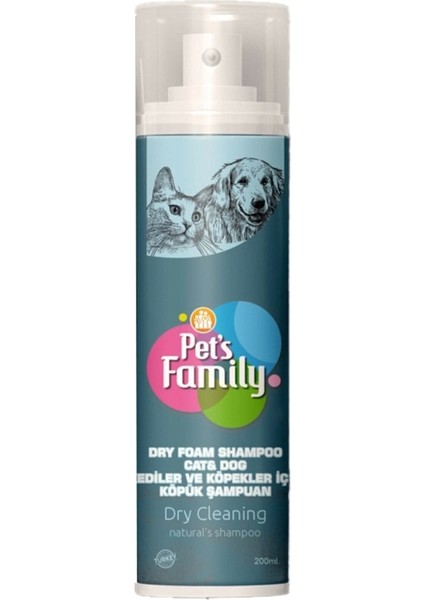 Pets Family Kedi-köpek Köpük Şampuan 200 Ml