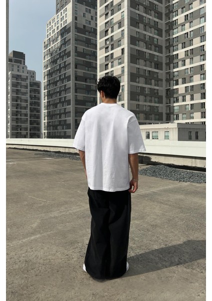 Basic Beyaz Oversize Tişört modelleri