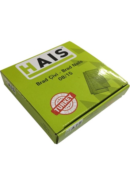 Hais Pin Çivi 08/15 mm ( Koli 24 Paket )