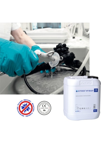 Actosed® Hp Ready 5 L Tıbbi Alet ve Endoskoplar Için Yüksek Yüzey Dezenfektan